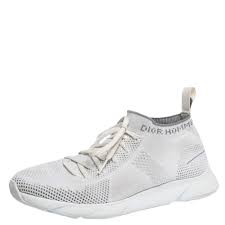 Find many great new & used options and get the best deals for dior homme knit 2100723303834 at the best online prices at ebay! Dior White Grey Knit B21 Socks Low Top Sneakers Size 40 5 Dior Tlc