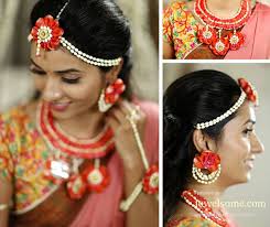21 Fresh Flower Jewellery For Mehndi Function Jewelsome Flower Jewellery For Mehndi Fresh Flower Jewelry Floral Jewellery