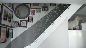 Escalier Garde Corps Contremarche Moderne Cable Corde Buanderie Piece Sous Escalier Diy Escalier Garde Corps Garde Corps Escalier