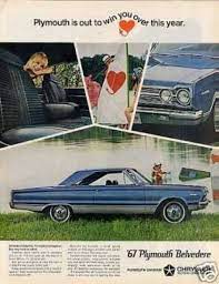 Vintage Car Advertisements Of The 1960s Page 231 Car Ads Plymouth Belvedere Car Advertising