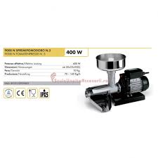 Material:din dur aluminiu, de productie ruseasca. Storcator Electric De Rosii Si Fructe Reber 9008 N Corp Din Fonta Cuva Din Inox Nr 3