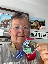 Have you signed up for the virtual challenge? Go to ponychallenge.com for  more information. It's at your own pace and you get this nice swag too!!  I've been chipping away a little