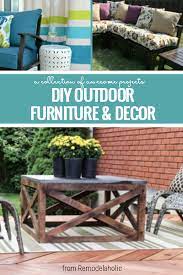 Outdoor Furniture And Decor Ideas For Your Patio Or Deck From Remodelaholic Com Outdoorfurnitur Outdoor Furniture Decor Diy Outdoor Furniture Home Goods Decor
