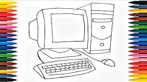 #kidsdrawing #easydrawings #drawinginspiration #howtodraw #fundrawing #freeprintables. Desktop Coloring Pages How To Draw Computer Drawing Computer Pages Youtube