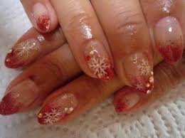 クリスマスシーズンにお勧めの赤のラメグラデーションネイルに雪の結晶アートです クリスマスネイル ネイル 雪の結晶 ネイル
