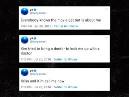 If you follow kanye west on twitter, chances are his tweets have been flooding your feed—and everyone else on your timeline has been speculating about them. Kanye West Says Kim Kardashian Tried To Get Him Committed In Hospital