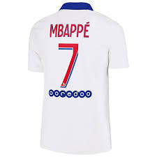 See more of kylian mbappé on facebook. Kinder Fussball Kylian Mbappe 7 Auswartstrikot Weiss Trikot 2020 21 Hemd