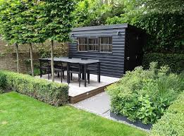 James Lee Contemporary Garden Design Painted Garden Sheds Contemporary Garden Design Contemporary Garden