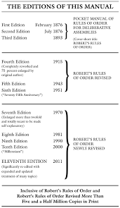 A Short History Of Roberts Rules