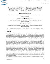 Once again we are approaching the end of the year, and the time has come to make a list of the 10 most successful entrepreneurs of 2016, and i think we can all agree that the money is the first indicator of success, which is why we looked into forbes' lists of richest to find the most successful. Pdf Resources Social Network Competence And Youth Entrepreneur Success A Proposed Framework