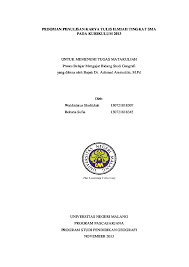 Contoh cover proposal skripsi uin jakarta ide judul skripsi universitas. Contoh Makalah Karya Ilmiah Remaja Pdf Download Makalah Pdf