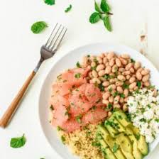 Pearl couscous tossed with fresh veggies, refreshing mint, tangy feta and a splash of citrus. Israeli Couscous Salad With Feta And Lemon Dressing Wellplated Com