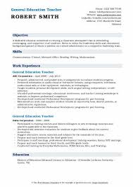 Jul 07, 2021 · the global educational rankings also revealed that students in the top educational. General Education Teacher Resume Samples Qwikresume