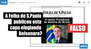 Painel em apoio à causa lgbt é montado na praça roosevelt, no centro de são paulo. A Suposta Capa Do Jornal Folha De S Paulo Elogiando Bolsonaro Nao E Autentica Portal Aberje