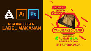 Design logo tahu bakso manakutahu hello fitra via fitrairsyadi.wordpress.com. Membuat Desain Label Makanan Tahu Bakso Oleh Oleh Khas Karawang Youtube