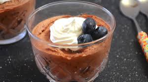 Must be something wrong with my dish because they disappeared Chocolate Mousse With Cocoa Powder Eggless Quick Dessert Youtube