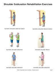 Summit Medical Group Shoulder Subluxation Exercises Physical Therapy Exercises Occupational Therapy Activities Exercise
