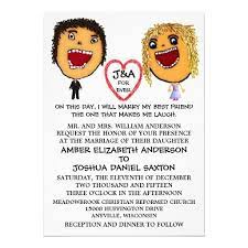 Cartoon Wedding Invitation Wording Sample Funny Wedding Invitations Cartoon Wedding Invitations Best Friend Wedding