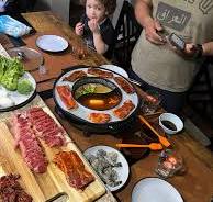 Korean BBQ and Hot Pot at Home with Combination Grill