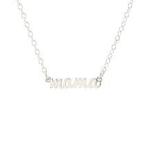 Mama Charm Necklace Gold Charm Necklace Necklace Charm Necklace