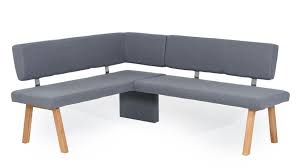 Eckbank Konstanz Sitzbank Polsterbank Stoff Grau Eiche Natur 161x192 Mit Bildern Polsterbank Eiche Natur Eckbank