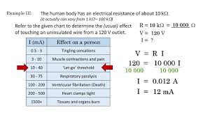 V Vs I Voltage Resistance Current Ppt Download