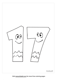 Connect the dots 1 to 50. Number 17 Coloring Pages Free Numbers Coloring Pages Kidadl