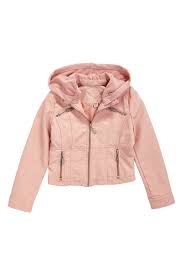 Jou Jou Faux Leather Moto Jacket Big Girls Nordstrom Rack
