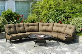 208 Hanamint Mayfair Sectional Firepit At Insideoutfurnituredirect Com Patio Furniture Outdoor Patio Patio