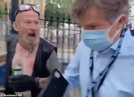 Newsnight political editor nick watt was harassed and chased by angry protesters as he walked near downing street this afternoon. 9miptwii3rfogm