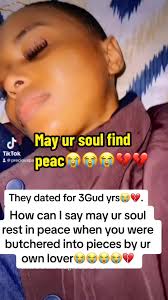 It’s so heartbreaking 😭😭😭that you were my friend and classmate back then  in sec.sch. You were very smart, pretty and intelligent. We departed after  school, I never believed i would see you in this ...