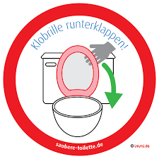 Pin Auf Saubere Toilette Sitzen Pinkeln Aufkleber