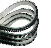 Nylon Bristle Leather Flexible Flat Belt Brushes For ...