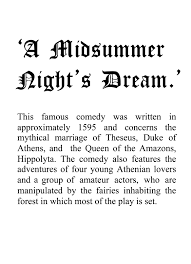 A Midsummer Night S Dream By William Shakespeare A Midsummer Night S Dream Comedy Writing Midsummer Nights Dream