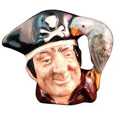Royal Doulton Long John Silver Miniature Character Jug 1951