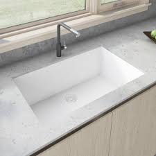 We recommend using a mixture of baking soda and white vinegar to deep clean your granite sink. 30 X 17 Inch Granite Composite Undermount Single Bowl Kitchen Sink Arctic White Ruvati Usa