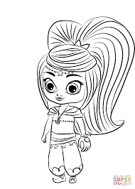 Shimmer and shine coloring pages princess samira coloring books coloring pages cartoon coloring pages. Coloring Pages Leah From Shimmer And Shine Coloring Page Coloring Home