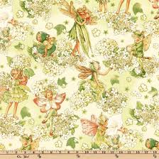 Michael Miller Morning Flower Fairies Garden Apple Flower Fairies Quilts Michael Miller