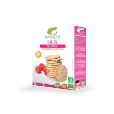 Sables Framboise Bio Et Sans Gluten Sans Huile De Palme Nature Cie