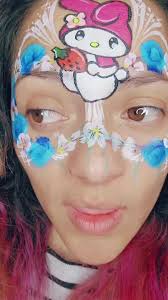 Amo maquillar y chismear. 😅 Feliz dia. #diseñosrapidos #mymelody  #makeupartist #pintacaritasyolis #facepainting #makeupideas #pintacaritas  #facepaint