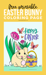School's out for summer, so keep kids of all ages busy with summer coloring sheets. Free Printable Easter Bunny Coloring Page Easter Printable Activities