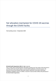 Meanwhile, the united nations international children's emergency. Fair Allocation Mechanism For Covid 19 Vaccines Through The Covax Facility