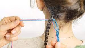 Lego technics machine produces true braided ropeyour browser indicates if you've visited this link. How To Braid Your Hair With Thread 12 Steps With Pictures Thread Hair Wraps Hair Braid Thread Hair Braid Diy