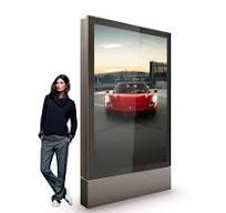 Outdoor Publicidad Mupi LED Stand P3 High Brightness Full Color Double Face  for Shopping Mall
