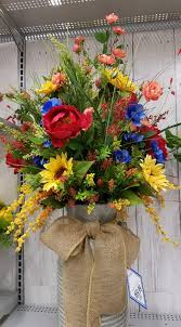 Summer In A Milk Can Summer Flower Arrangements Fresh Flowers Arrangements Spring Flower Arrangements