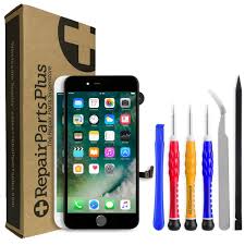 Iphone 8 Plus Screen Premium Replacement Kit Lcd Black White Repairpartsplus