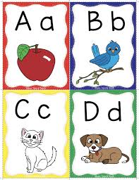 Create printable picture and word flashcards for kids on your language in pdf formats. Free Alphabet Flashcards With Keywords Make Take Teach