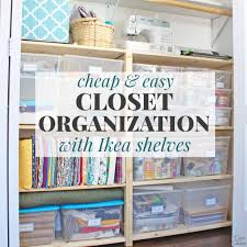 The name of the company is the acronym for ingvar kamprad, who is the founder of the company, elmtayrd, which is. Cheap Easy Closet Organization With Ikea Ivar Shelves Easy Closet Storage Ideas