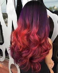 Mermaid Hair On Instagram Hair By Banana Hairs Hair Styles Purple Ombre Hair Mermaid Hair Color
