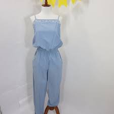 Johnnie B From Boden 15 16y Denim Jumpsuit Ii24